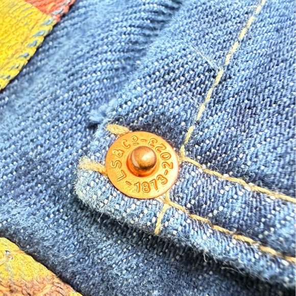 LEVI’S 501 150th Anniversary Banner Jeans Original Fit Selvedge Jeans 32W x 32L - Picture 9 of 11
